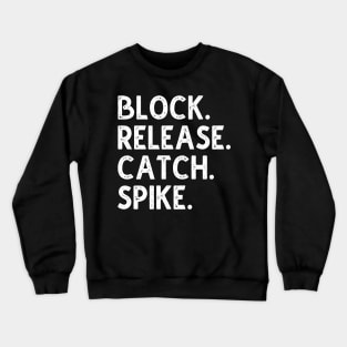 Block Release Catch Spike Crewneck Sweatshirt